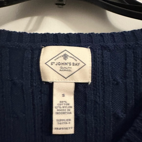 St. John's Bay Womens Crew Neck Long Sleeve Cable Knit Pullover Sweater. - Picture 5 of 5